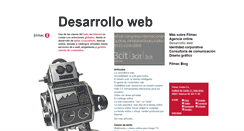 Desktop Screenshot of desarrolloweb.filmac.com