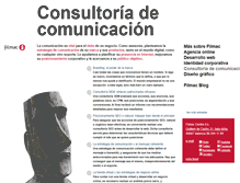 Tablet Screenshot of consultoriacomunicacion.filmac.com