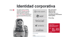 Desktop Screenshot of identidadcorporativa.filmac.com